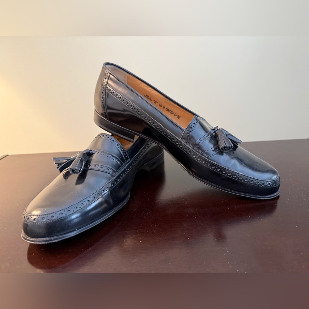 Bally Men’s Black David Loafers Made in Switzerland